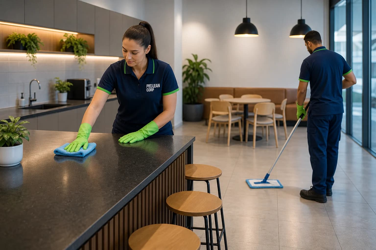Our Cleaning Process in Action