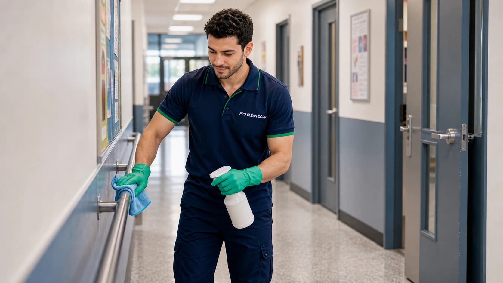 School Cleaning specific areas covered